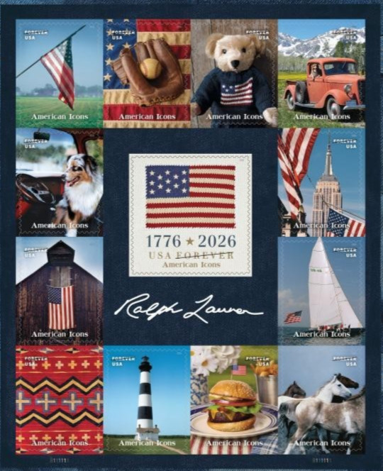 US American Icons Forever Stamp SINGLES set of 13 (Avail after June 9th)