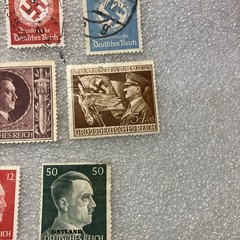 15 USED/HR Deutsches Reich/Germany Hitler Swastika Stamps; 1933- 1945; $1 Ships.