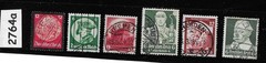 Stamps Regular postage all pre 1940 Third Reich era 1933-1945 Germany #2764a