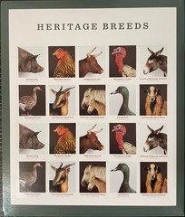 2021 Heritage Breeds Stamp Sheet of 20 – Forever – MNH