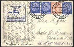 Germany 1933 Graf Zeppelin Si219 Mi315 Suedamerika 3.SAF Passenger Bordpo 107031