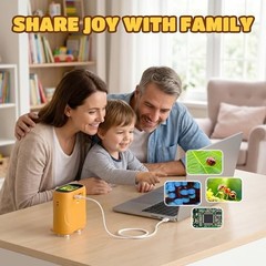 1000X Digital Microscope for Kids Handheld: 2-in-1 Binoculars Portable STEM