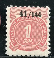 #9147 -WWII – 4 CONTRIBUTION STAMPS (1939-1944) -extensive description inside
