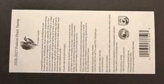#RW93A 2026 – 2027 – US Federal Duck Stamp **JIM HAUTMAN** Post Office FRESH