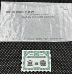 Scott #2630 – 29¢ – Multi-Color Commemorative “New York Stock Exchange”- Mint