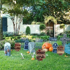 Self Designed Halloween Decorations Yard Signs Stakes Props Outdoor Decor Scary