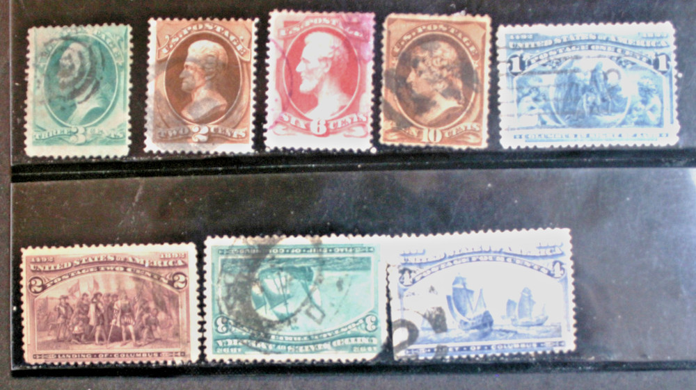 7-1, RNV499 *** LOT 7795, 19th CENTURY USED STAMPS, CV $107.20