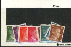 1941 Germany Mi 781-98 Sc 506 WWII third Reich Hitler Stamp Set