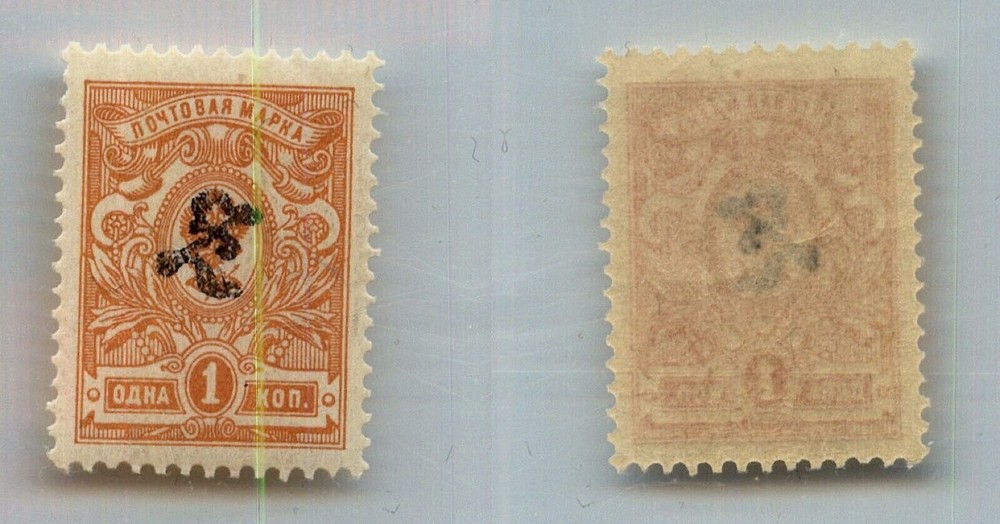 Armenia 🇦🇲 1919 SC 89 mint handstamped. rtc192