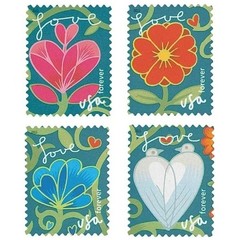 USPS Garden of Love – 5 Panes (100) Scott #4531-35 MNH