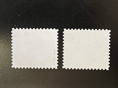 2- Off Paper. Used. # 4806a – Inverted Jenny Bi-Plane $2 Stamp. Off Center.