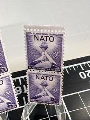 3 Cent – NATO Block / 4 stamp set + 2 stamp set – 1950s MNG