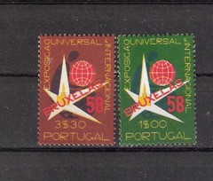 Portugal 1958 International Exposition Brussels Set MNH (SC# 830-831)