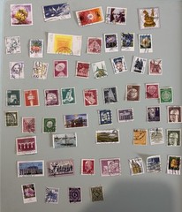 Collection lot 100 different stamps of Germany off paper