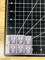3 Cent – NATO Block / 4 stamp set + 2 stamp set – 1950s MNG