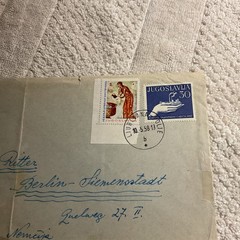 Yugoslavia.1957-1958,HISTORICAL EVENTS lot of 2 Covers To Europe Countries#24