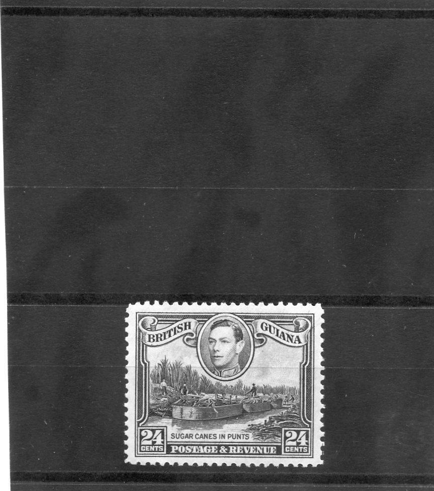 BRITISH GUIANA Sc 234a(SG 312)*VF LH WATERMARK UPRIGHT $52