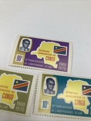 Congo 1970 10S Independence Sc-663 MNH OG – US Seller lot of 3
