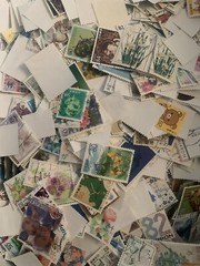 STAMPS JAPAN 100pcs Different off paper !