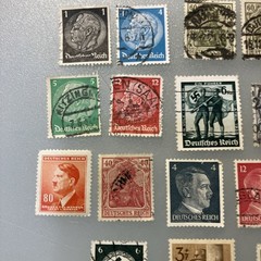 22 (USED/few MLH) Vintage Deutsches Reich/Germany Stamps; 1933- 1945; $1 Ships.