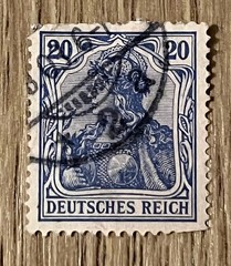 1872-1922 DEUTSCHE REICH POSTAGE STAMPS