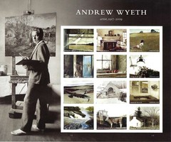 SC5212 – ANDREW WYETH Forever Sheet of 12 MNH