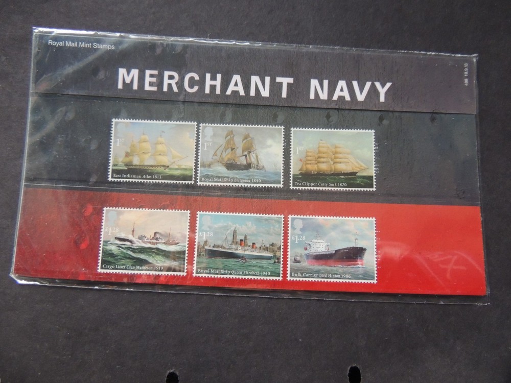 2013 Presentation Pack No.489 Merchant Navy