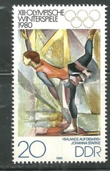 GERMANY 2064MNH 80 WINTER OLYMPICS, FIGUIRE SKATING