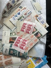 huge lot of US stamps discount postage Face Value FV $600+ xmas flowers sheets