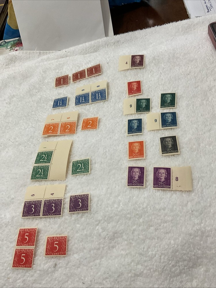 NETHERLANDS ANTILLES-(-1940’s-)-HISTORICAL EVENTS-LOT OF 28-STAMPS-MNH-lot. # 39