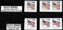 Scott #4769a-6019 2013-2025 Flag Definitive Singles and Pairs-10 COMPLETE SETS!!