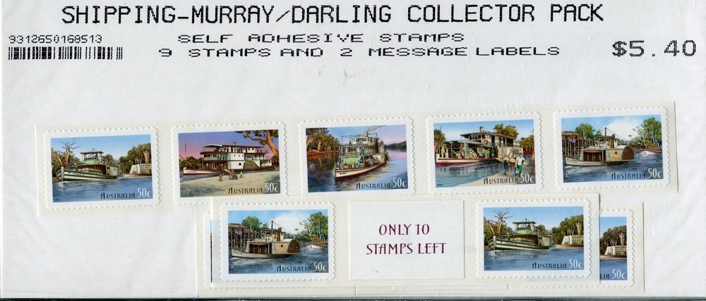 2003 Murray River Shipping – Peel & Stick Collectors Pack