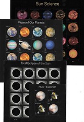 Our Solar System! 4 Different USPS Forever Self-Adhesive Sheets 2016-2021