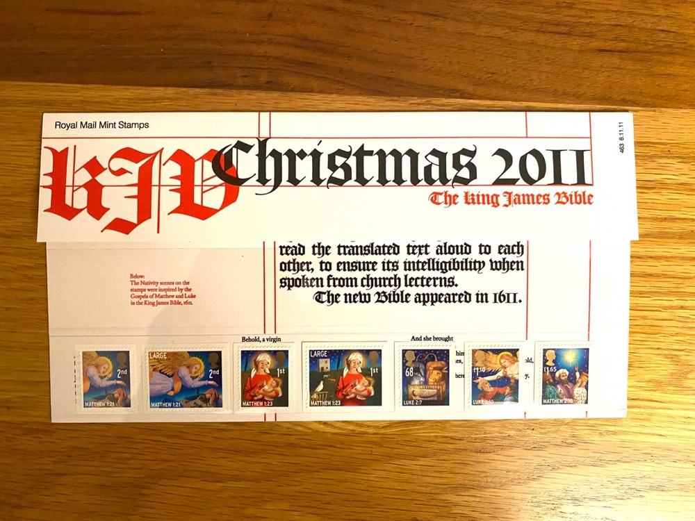 “Christmas” 2011 Royal Mail Mint Presentation Pack No.463 – Excellent Condition