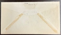 947 Ken Boll multi color cachet Postage Stamp Centenary FDC 1947