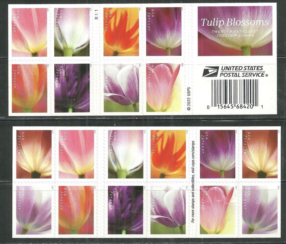 UNITED STATES MINT BOOKLET TULIP BLOSSOMS 2022