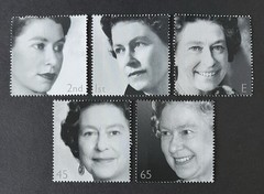 GB 2002 MNH Golden Jubilee QE2 Mint with Upright watermark Ex Booklet Stamps