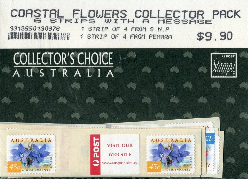 1999 Coastal Flowers – Peel & Stick Collectors Pack