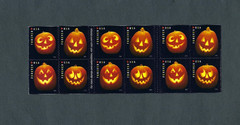 US Scott #5140b Halloween booklet pane of 20 MNH P#B11111