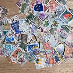 Vintage World Stamp Lot  Mixed International Historic Lot of 15 Stamps