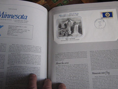 Book State Flag 50 First Day Covers 1976 Stamp Sheet Westport Collectors Society