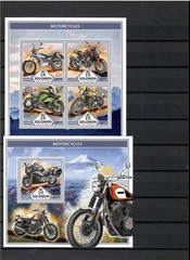 MOTORCYCLES bikes collection Pt. 2 – 45 s/s issued 2017-2018 MNH #CNA412