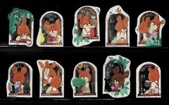 Japan 2022 Children’s Picture Book Series 84Y Complete Used Set Sc# 4633 a-j