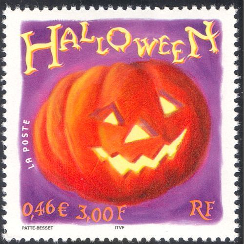 France 2001 Halloween/Pumpkin/Greetings/Animation 1v (n37367k)