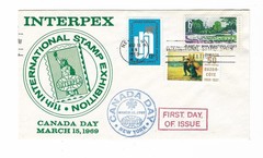 March 15 1969 INTERPEX 11th International Stamp Exposition Canada Day Cover