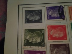 Six (or 7) Germany Third Reich German 1941 Adolf Hitler stamps returns accepted