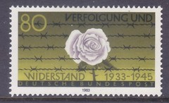 Germany 1386 MNH 1983 Persecution and Resistance 1933-1945 Issue VF