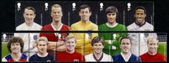 (#152) 2013 FOOTBALL HEROES-BRITISH FOOTBALL LEGENDS MNH SET OF 11