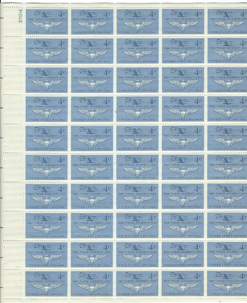Scott #1185….4 Cent…Naval Aviation…Sheet of 50
