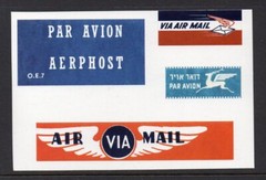 AIRMAIL LABELS OF THE PAST. REPRODUCED AS PEEL AND STICK LABELS. LOOK GREAT!,.,